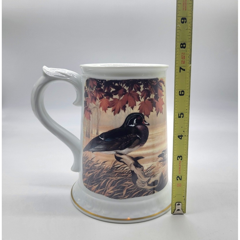"The Carolina Wood Duck" Stein By Ken Michaelsen 1983 Franklin Porcelain - Picture 9 of 10